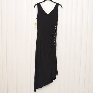 NWT! INC Dress Black Size Medium Asymmetrical